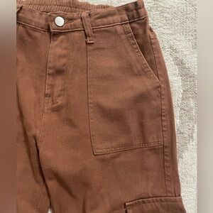 Brown cargo pants